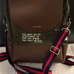 R. Riveter Corbin Backpack - Jeep Edition Brown and Green Men's Bag